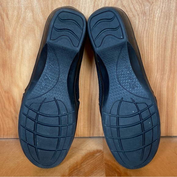 Womens 8 Skechers Flexible Signature Clogs Black SEF1415 - Picture 7 of 8